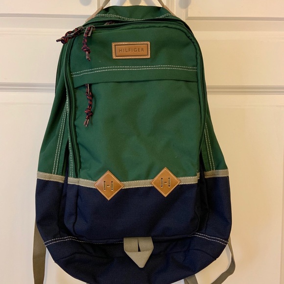 tommy hilfiger duo chrome backpack